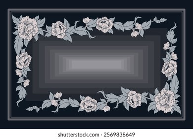 Damask pattern for various printing works