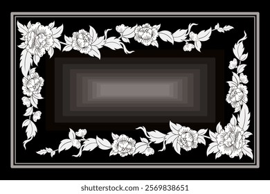 Damask pattern for various printing works