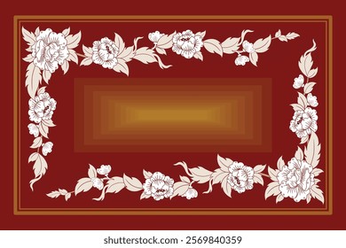 Damask pattern for various printing works