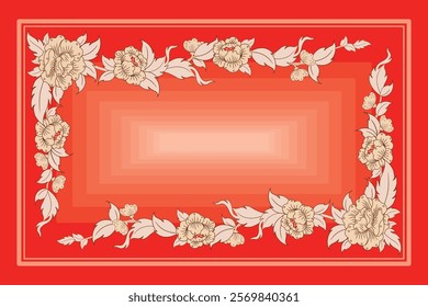 Damask pattern for various printing works