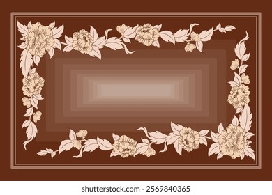 Damask pattern for various printing works