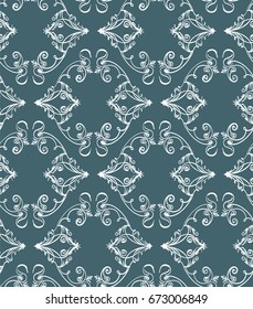 damask pattern vector