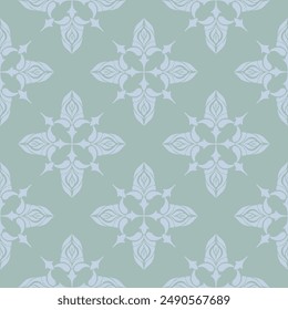 Damask pattern vector Perfect for bed sheets, carpets, and wallpapers, the seamless, vintage patterns add a touch of classic luxury to any fabric.