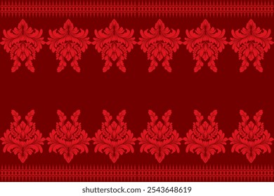 damask pattern vintage with intricate floral and ornamental designs. This classic, elegant design is perfect for wallpapers, textiles, wrapping paper, and interior decor