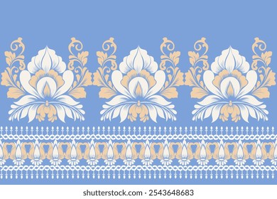 damask pattern vintage with intricate floral and ornamental designs. This classic, elegant design is perfect for wallpapers, textiles, wrapping paper, and interior decor