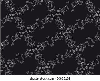 Damask pattern  white and black