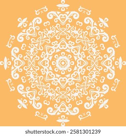 Damask Patterns Embroidery Chinese Traditional Patternfolk Embroidery, Aztec Ornament Print. Design for Carpet, Wallpaper, Clothing, Wrapping, Fabric