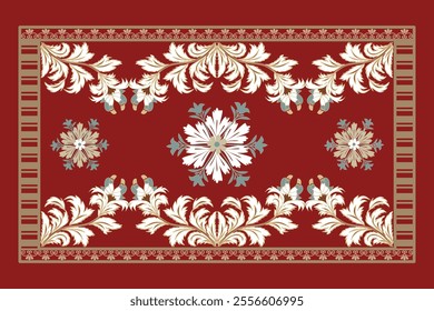 Damask patterns feature intricate, symmetrical motifs inspired by floral or ornamental designs. Often elegant and timeless, they are ideal for clothing, rugs, and home decor.