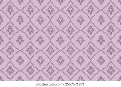 Damask patterns feature intricate, symmetrical motifs inspired by floral or ornamental designs. Often elegant and timeless, they are ideal for clothing, rugs, and home decor.
