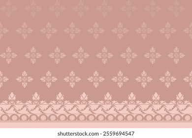 Damask patterns feature intricate, symmetrical motifs inspired by floral or ornamental designs. 