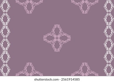 Damask patterns feature intricate, symmetrical motifs inspired by floral or ornamental designs. 