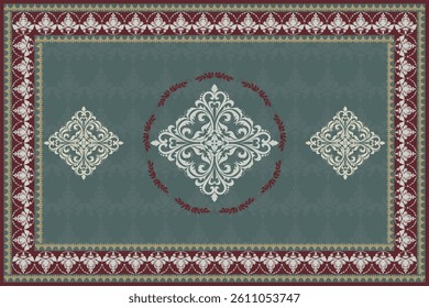 Damask patterns feature intricate, symmetrical motifs inspired by floral or ornamental designs. Often elegant and timeless, they are ideal for clothing, rugs, and home decor.