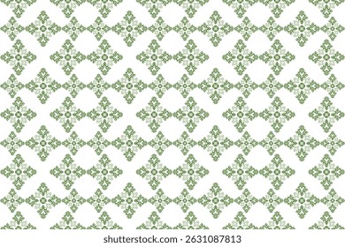 Os padrões de damasco apresentam motivos intrincados e simétricos inspirados em desenhos florais ou ornamentais. Muitas vezes elegante e atemporal, eles são ideais para sarong, roupas, tapete e casa decorada.
