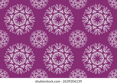 Damask Patterns Squares Traditional Log Cabin Quilt Pattern Folk Embroidery, Aztec Ornament Print. Design for Carpet, Wallpaper, Clothing, Wrapping, Fabric