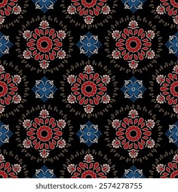 Damask pattern,tribal ethnic baroque fabric,elegant pattern,bandana design.Wallpaper pattern motif,geometric,royalty texture design for wallpaper,wrapping,clothing,rug,carpet,pillow,
blanket.