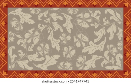 Patrón de damasco, tela étnica tribal, diseño de patrón elegante tejido fabric.Pattern motivo, geométrico, diseño de textura para el Fondo de pantalla, envoltura, ropa, alfombra, almohada, manta.