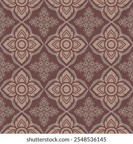 Damask refers to woven fabric with floral or geometric patterns created from a special weave that creates a distinctive pattern on the fabric. This weaving uses a technique of using multi-colored yarn