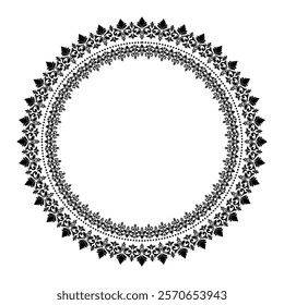 Damask Round Wreath circular round ornament floral Abstract pattern, Classic Victorian traditional style, illustration Vintage Design, Floral frames, Mandala, Antique, Moroccan frame