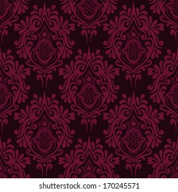 Damask royal luxury seamless vector
