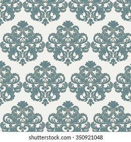 Damask royal ornament pattern. Vector