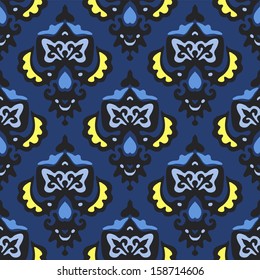 Damask Royal seamless pattern vector