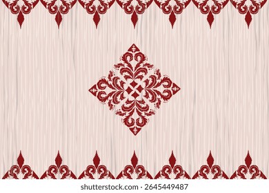 Damask rug original Design Oreintal Flora Damasks embroidery, Persian style. art ornament print.Design for carpet, cover.wallpaper, wrapping, fabric, clothing, tribal vector texture.