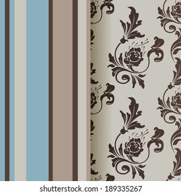 Damask scrapbook paper 