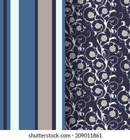 Damask scrapbook paper 