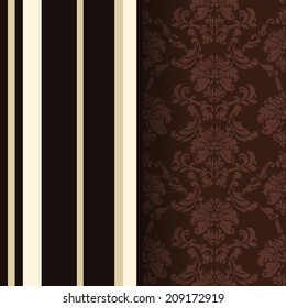 Damask scrapbook paper 