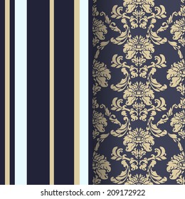 Damask scrapbook paper 
