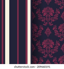 Damask scrapbook paper 