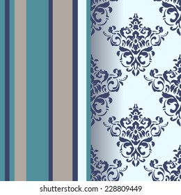 Damask scrapbook paper 