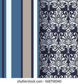 Damask scrapbook paper 