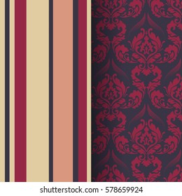 Damask scrapbook paper 