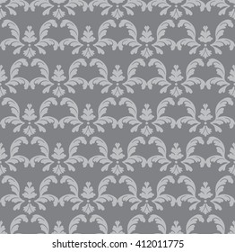 Damask Scrapbook Paper. Vector illustration pattern.