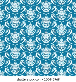 Damask seamless background
