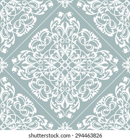 Damask seamless floral pattern. Royal vector wallpaper. Floral background with pastel colors.