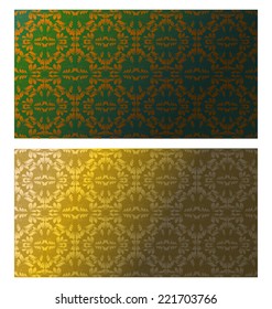 Damask seamless floral pattern. Vintage  illustration