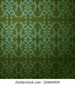 Damask seamless floral pattern. Vintage  illustration