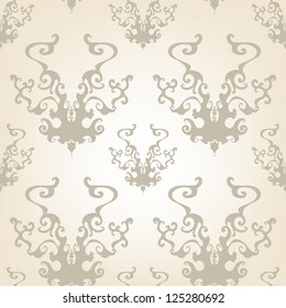 Damask seamless pattern