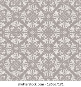 Damask seamless pattern