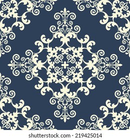 Damask seamless pattern.