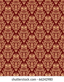 Damask seamless pattern