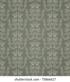 Damask seamless pattern