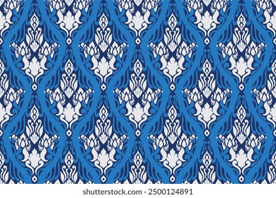 Damask Seamless Pattern, Abstract ethnic art, Damask design and Pixel Art, Tribal seamless patterns, Fabric patterns, geometric art, Folk embroidery.