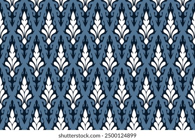 Damask Seamless Pattern, Abstract ethnic art, Damask design and Pixel Art, Tribal seamless patterns, Fabric patterns, geometric art, Folk embroidery.