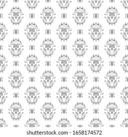 Damask seamless pattern background Decorative
