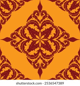 damask sem costura Padrão fundo sem costura padrão étnico tecido tapete ornamento nativo afro-americano Geometric asteca design étnico papel de parede de decoração têxtil.