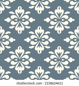 Damask seamless pattern background. - Vector.