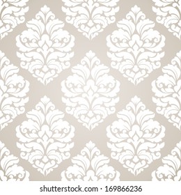Damask seamless pattern for design.